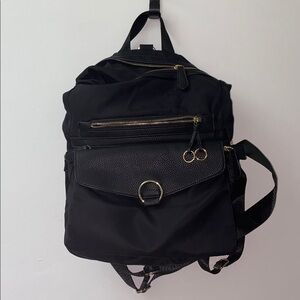 Elegant Black Versatile Bag (Backpack/ Crossbody/ Shoulder Bag/ Fanny)